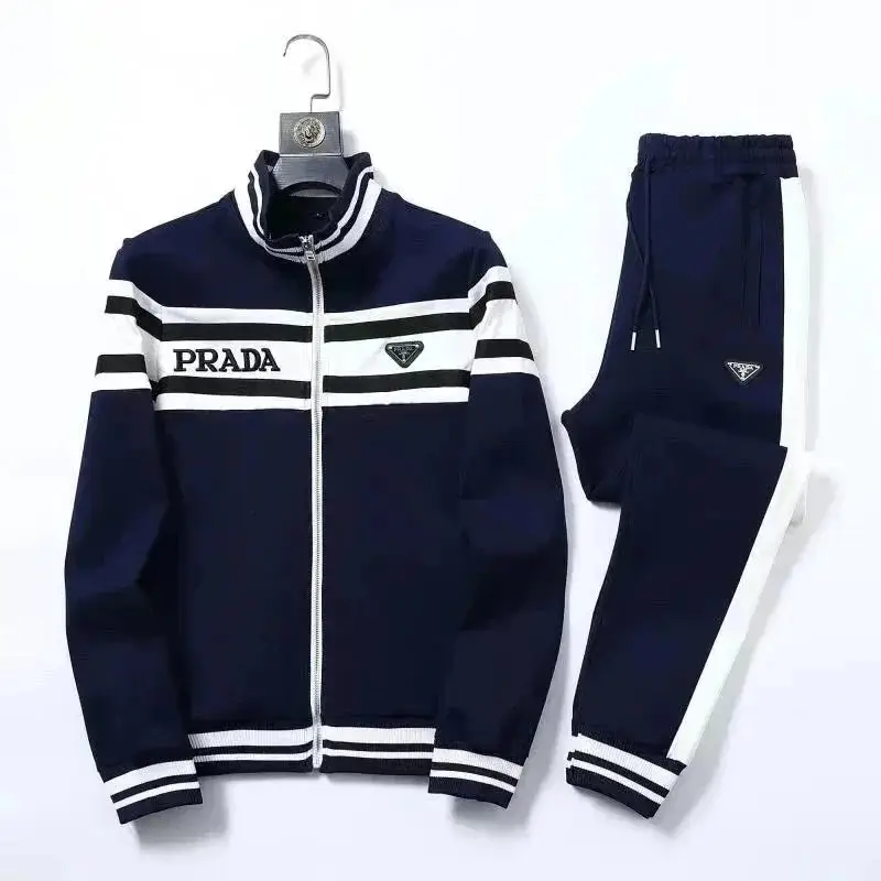 Prada Linea Rossa / Louis Vuitton Monogram Track Suit Sets 2