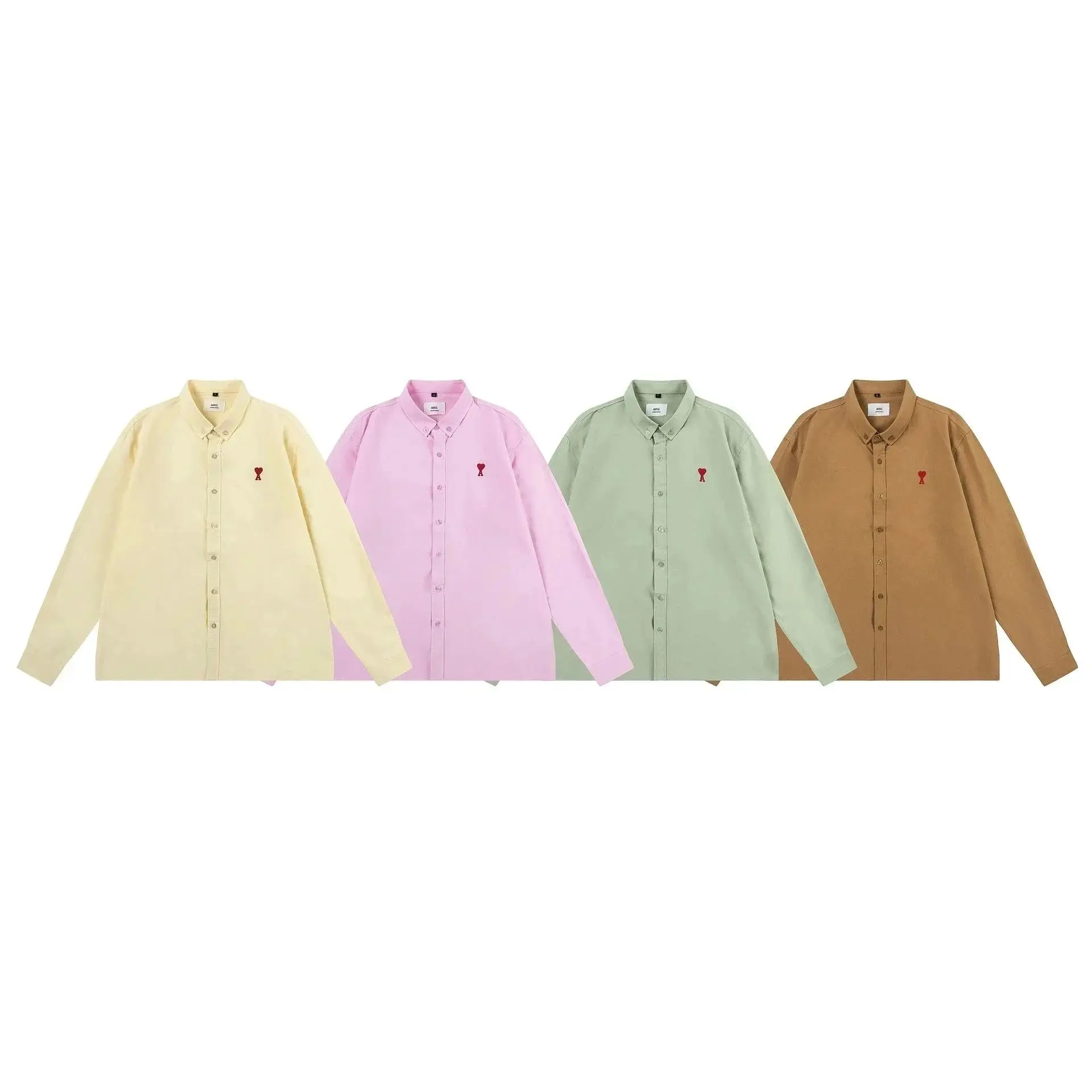 AMI Paris Heart Logo Shirt [27 styles] 2